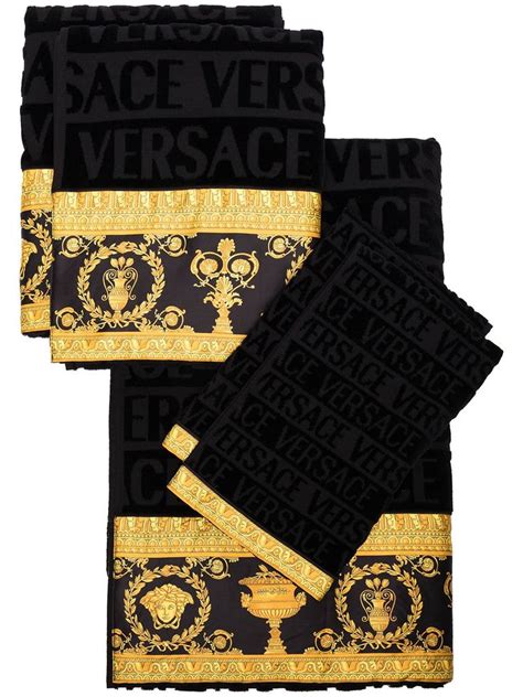 versace toothbrush|versace bath towels.